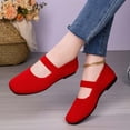 thumbnail image 2 of ibiyuan Orthopedic Shoes for Women Closures Arch Support Walking Shoes Women Knit Upper Embroidery Non- Sole White Sneakers for Women Lightweight Hands-Free Mary Jane Flats Women Sports Shoes, 2 of 8