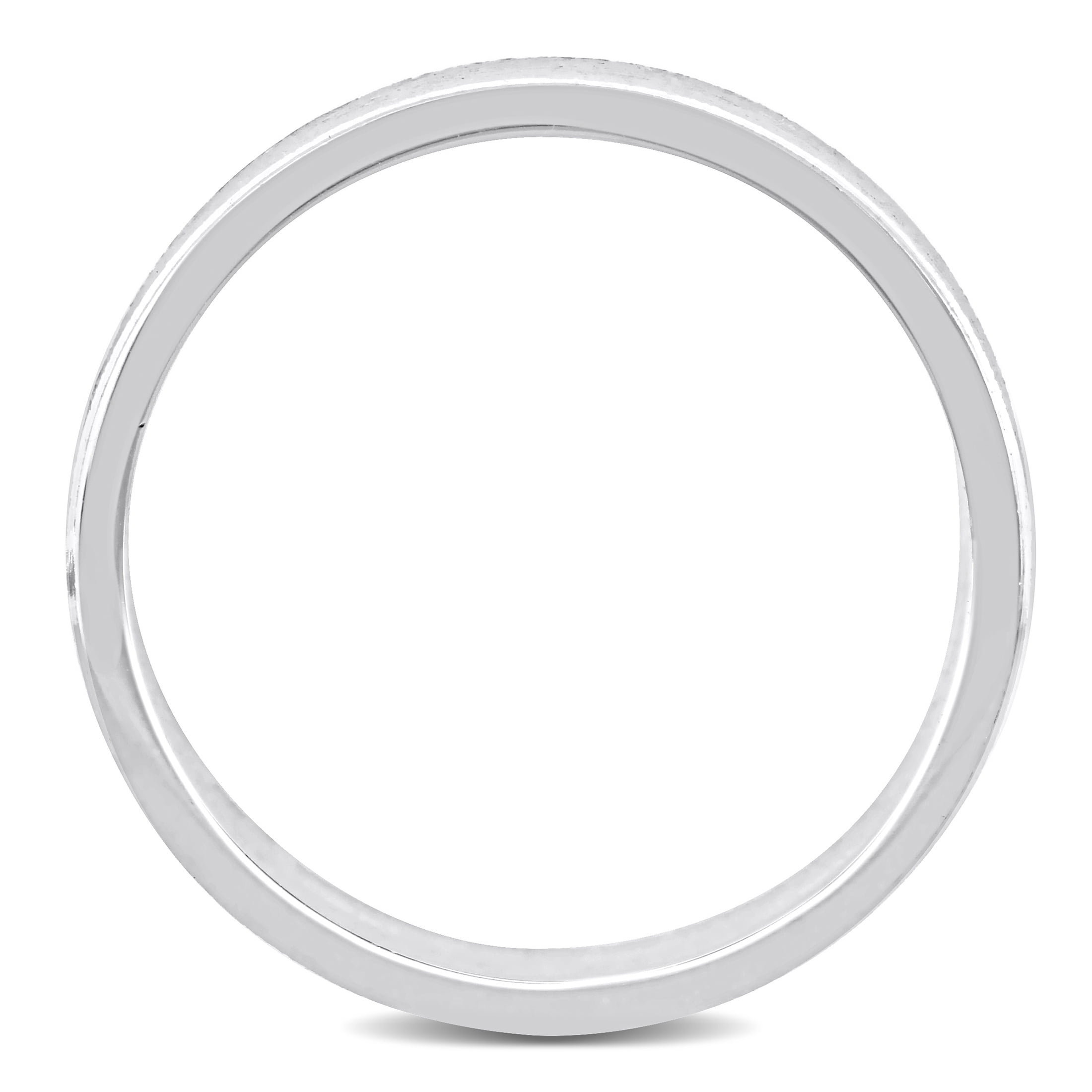 Everly Men's 14k White Gold Wedding Ring