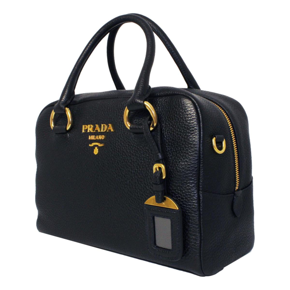 Prada 1BG064 Vitello Phenix Sesamo Shoulder Bag., Luxury, Bags