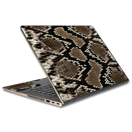 Snakeskin Wrap - Skin Decal For Hp Spectre X360 15T Laptop Vinyl Wrap / Snakeskin Rattle Python Skin
