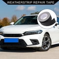 thumbnail image 2 of Cinta de reparación de lona Unique Bargains Weatherstrip 0.12mm Cinta de reparación de automóvil Tela de acetato 1.97"x98.43ft Negra 1 Pc, 2 of 6