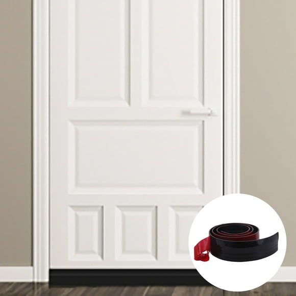 Door Stopper Adjustable Bottom Door Seal for Interior Exterior Doors Soundproof Weather Stripping Silicone Under Door Filler