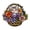 E, variant on BallsFHK Art Flower Painted Window Decoration Hanging Acrylic Window Decoration Hanging, Creative Lighting Craft Pendant Light Home Decoration Hanging