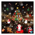 thumbnail image 1 of Pegatinas navideñas de PVC para ventana, calcomanías sin pegamento, suministros de fiesta para el hogar, ventana interior, puerta de vidrio, decoración de pared, 1 of 4