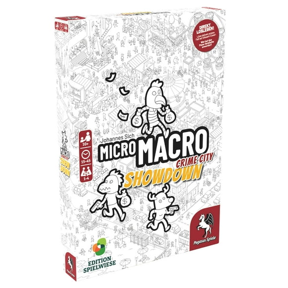 Juego de mesa Pegasus Spiele MicroMacro: Crime City 4 — Showdown