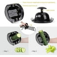 thumbnail image 4 of Stainless Steel Professional Kitchen Mandoline, Adjustable Multifunction Mandoline, with Hand Guard and Safety Gloves, for Vegetables, Potatoes, Onions, Cheese, 4 of 5