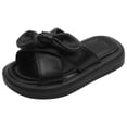 thumbnail image 2 of QISIWOLE Toddler Shoes Baby Girls Cute Fashion Solid Color Bow Non-slip Soft Sole Beach Sandals Slippers,rollbacks, 2 of 6