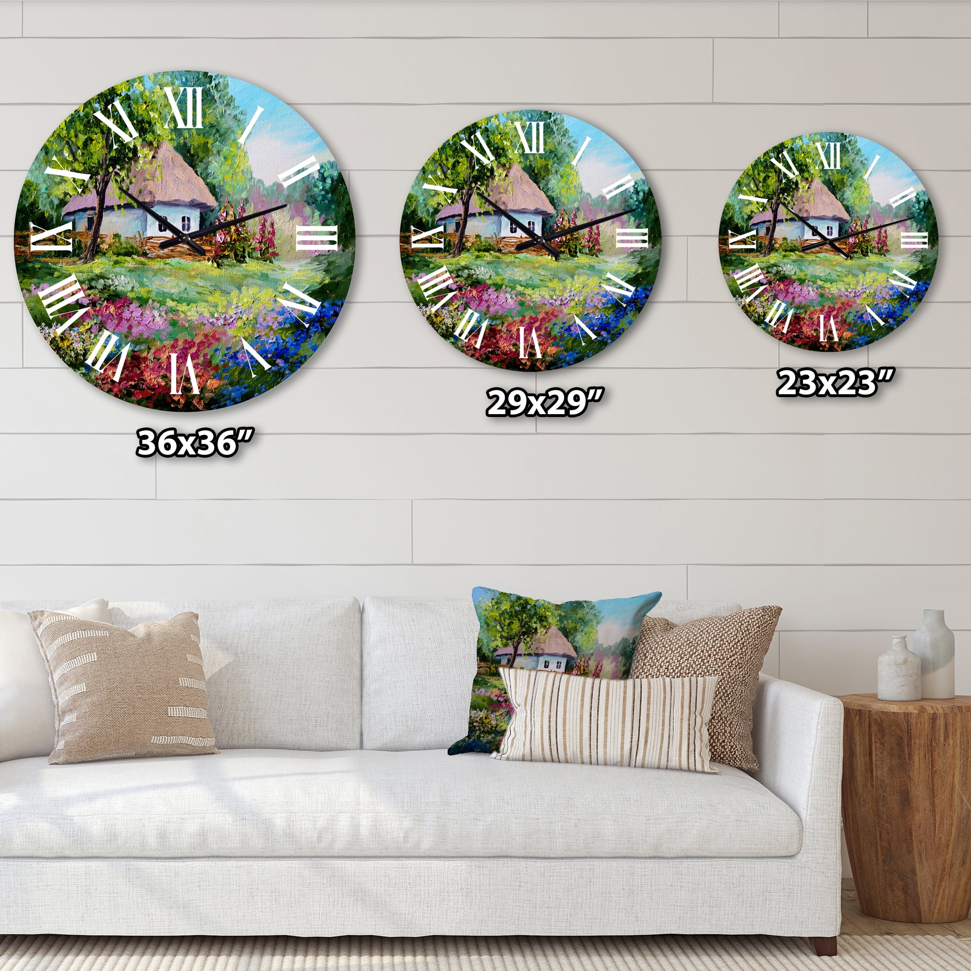 Designart 1 in Traditional Wall Clock