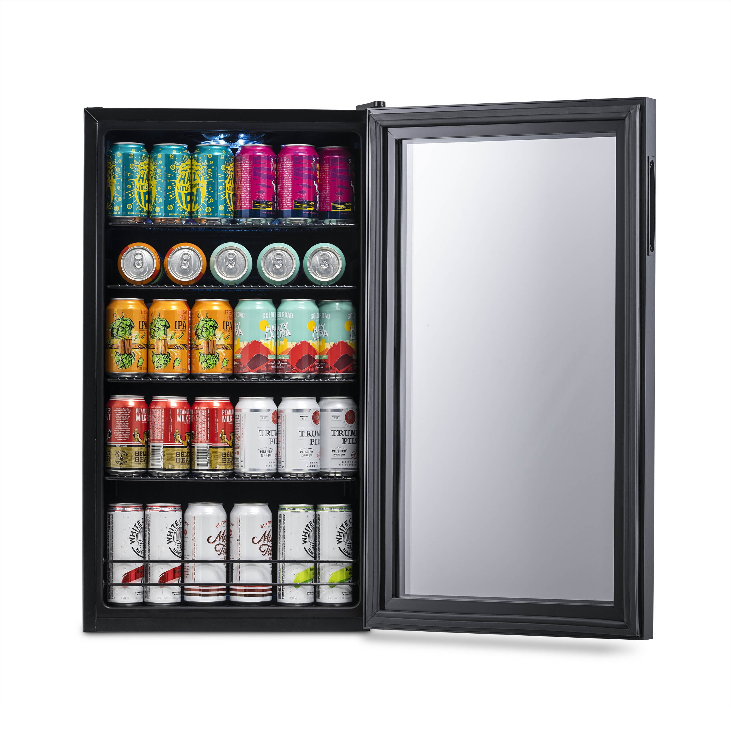 Newair Beverage Refrigerator Cooler |126 Cans Free Standing with Glass Door