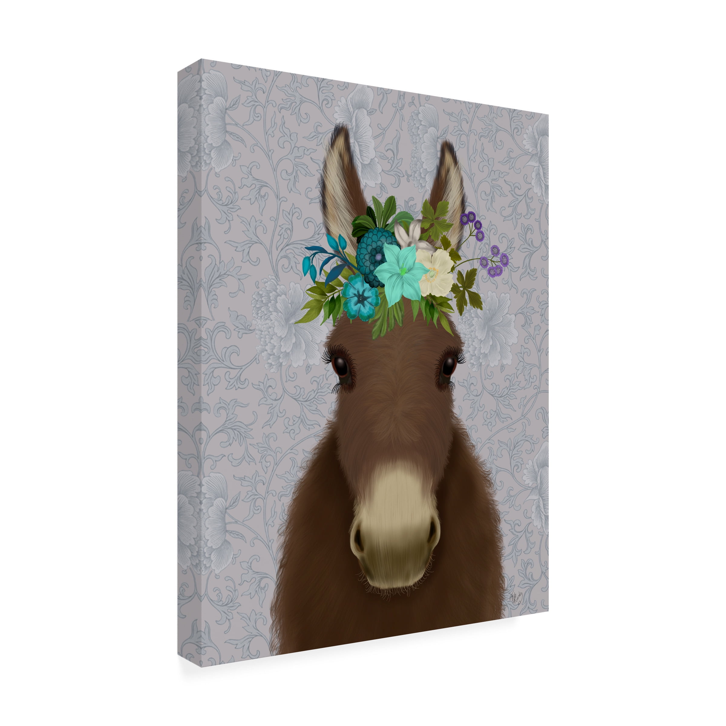 Fab Funky 'Donkey Bohemian 3' Canvas Art