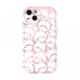 thumbnail image 1 of Compatible avec le Cas de Panda iPhone 14 Plus, Conception d'Impression Graphique de Lapin, Étui de Protection Cool en Silicone Souple pour iPhone 14 Plus, 1 of 3