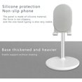 thumbnail image 4 of soporte ajustable para teléfono celular para escritorio, soporte para teléfono celular manos libres - blanco Ormromra LRWJ949-2, 4 of 6