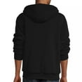 thumbnail image 2 of Victory Outfitters Men's Sherpa Lined Zip Up Fleece Hoodie - Black - 4XL, 2 of 7