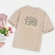 thumbnail image 1 of Camiseta para mujer, Tops de verano, Camiseta básica, camisetas de manga corta, camiseta clásica Simple con cuello redondo, ropa de calle para mujer, camiseta para mochilero caqui Yinane Camiseta para mujer, 1 of 8