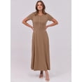 thumbnail image 2 of Vestido largo ANRABESS casual de verano de manga corta para mujer, 2 of 2