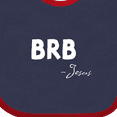 thumbnail image 4 of Inktastic Easter Brb Jesus Boys or Girls Baby Bib, 4 of 4