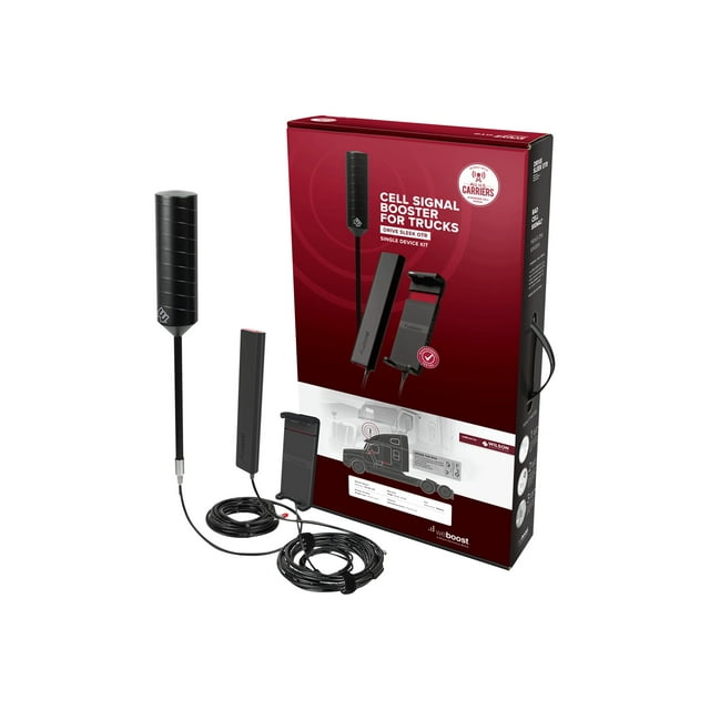 weBoost Drive Sleek OTR Cell Phone Signal Booster with Booster Kit, Boosts Up to 1500 sq.ft.
