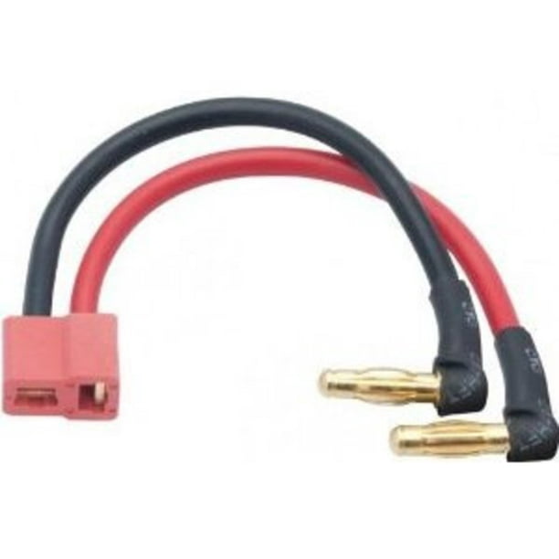 LRP RC INC 65834 LiPo Hardcase Adapter Wire 4mm Male Plug to US ...