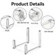thumbnail image 2 of Soporte de Almacenamiento de para Álbumes, Soporte Organizador de Acrílico con Capacidad para Hasta 30 Discos de 10 y 12 Pulgadas, 2 of 9