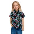 thumbnail image 5 of OGLCCG Boys Hawaiian Shirts Short Sleeve Summer Beach Button Down Aloha Luau Shirts for Kids Casual Tropical Shirt with Pocket 2-15 Years, 5 of 7