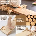 thumbnail image 6 of Pikler Triangle Set, Caveen Foldable Wooden Climbing Toys, Montessori Climbing Set, with Arch, Ramp and Ladder, Indoor Jungle Gym for Toddlers 0.5-6 Years Old, 6 of 8
