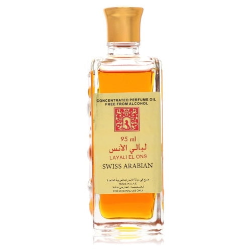 Perfume Swiss Arabian Layali El Ons, aceite concentrado para mujer, 95 ml