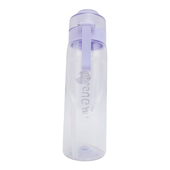 Air Water Bottle with Flavor Pod, 650ml Air Water Up Bottle with Straw Sugar Free Fruit Fragrance Scented Water Cup, Leakproof Sports Water Bottle