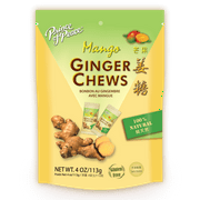 Prince of Peace Nausea Relief Ginger Chews, Mango Flavor, 4.0 oz