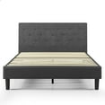 thumbnail image 3 of Zinus Shalini 41" Upholstered Platform Bed, Dark Grey, King, 3 of 11
