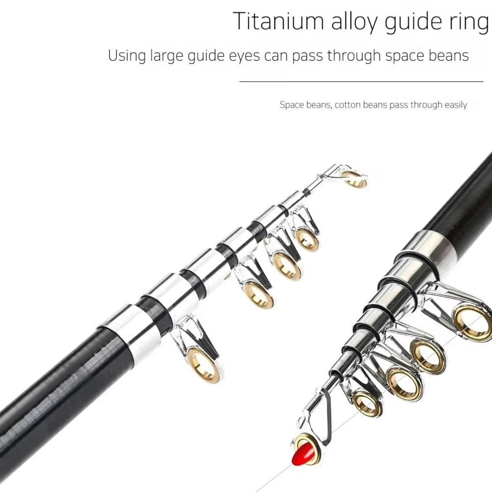 Folding Fishing Pole Telescopic Spinning Rod Outdoor Fishing Gifts for Men