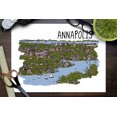 thumbnail image 3 of Annapolis, Maryland, City Line Drawing (9x12 Wall Art Print, Home Decor), 3 of 3