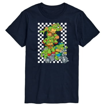 Teenage Mutant Ninja Turtles - TMNT Checker Graphic - Men's Short Sleeve Graphic T-Shirt