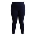 thumbnail image 4 of Terra & Sky Women's Plus High Waist Ankle Length Leggings, 27" Inseam, Sizes 0X-5X, 4 of 5