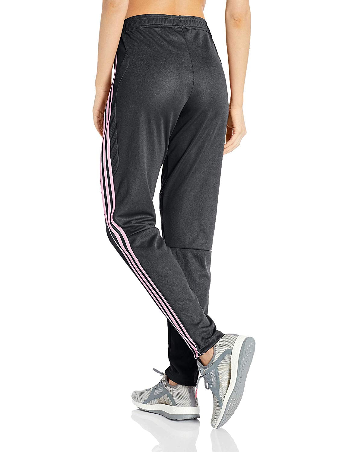 Women's Adidas Dark Grey/True Pink Trio 19 Training Track Pants - S -  Walmart.com