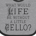 thumbnail image 4 of Inktastic Cellist Music Gift for Cello Player Boys or Girls Baby Bib, 4 of 4