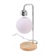 thumbnail image 2 of Lámpara de luna de levitación magnética oso de fresa Base de Madera Lámpara de noche de mesa de luna flotante Enchufe de EE. UU. CA 100-240 V Plata, 2 of 10