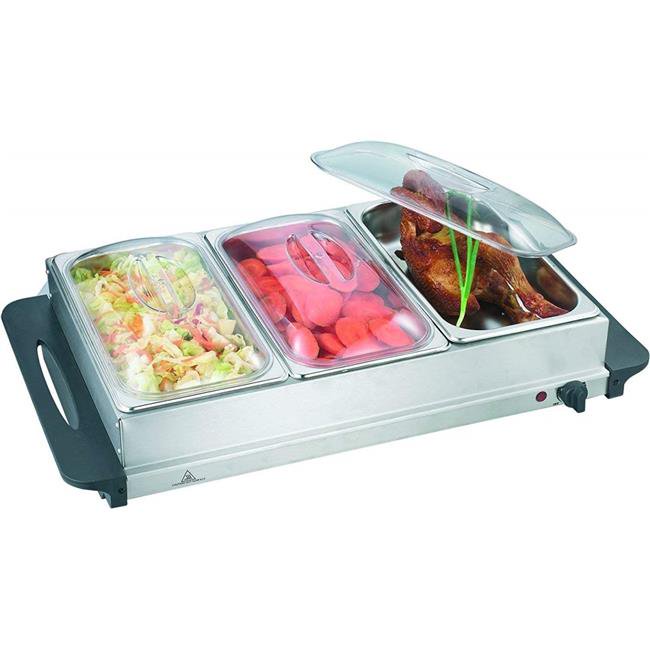 JJati HK315 16 x 26 in. Buffet Warmer Server Station