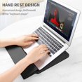 thumbnail image 3 of Laptop Sleeve Case Laptop Three in one Bracket Inner Bushing with Stand Function compatible 13-14inch with All laptops and Tablets Innovative Materials Soft PU Leather(Black), 3 of 6