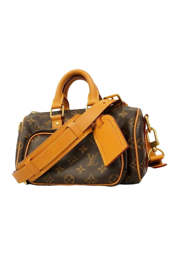 Pre-Owned Louis Vuitton Monogram Keepall Cargo 25 Handbag M14981 Brown 2-way bag for women