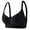 Black, variant on Women Seamless Wireless Supportive Bra Push Up Comfort Soft No Underwire Full Coverage T-Shirt Bra