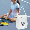 thumbnail image 1 of Bolso de bádminton bolso de hombro equipo para mujeres versátil al aire libre con jugadores de correa de hombro con cremallera con bolsas, 1 of 8