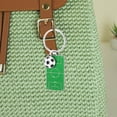thumbnail image 4 of MERRYHAPY 2Ud Llavero De Fútbol Verde Y Resistente Para Regalos, 4 of 6