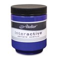 thumbnail image 2 of Chroma Atelier Interactive Artists' Acrylics - French Ultramarine Blue, 250 ml jar, 2 of 2
