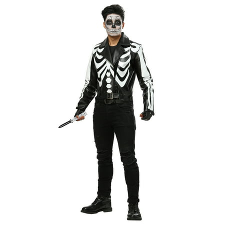 Moto Skeleton Mens Costume