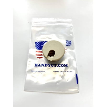 Plastic 1-1/2" Desk Cord Grommet with Removable lid fits 1-1/2" Diameter Hole.HA