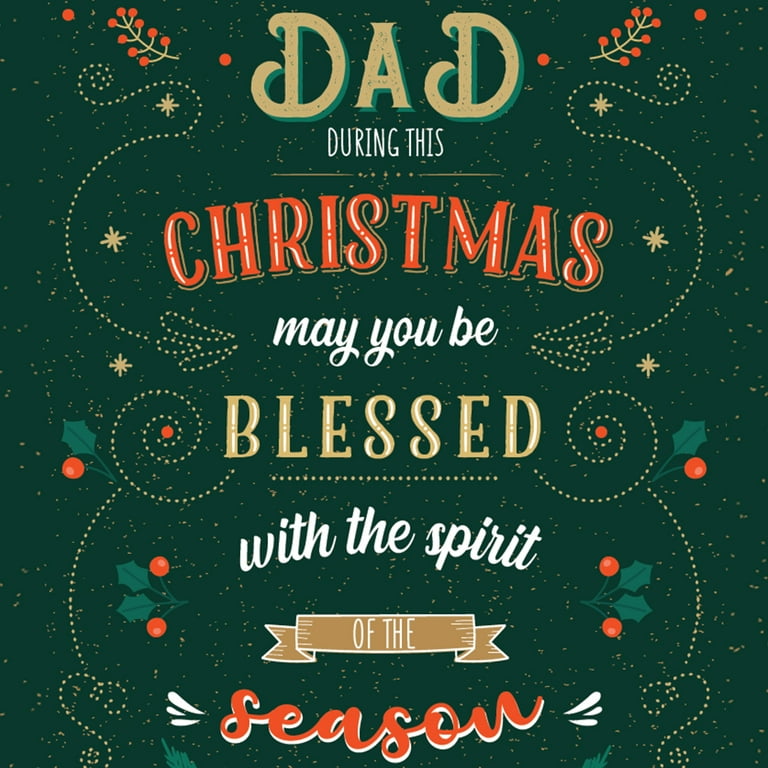 Christmas for cheap dad