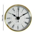 thumbnail image 3 of Ttybhh Wall Clock Clearance! Clock Promotion Sale, Watch Accessories Gold Quartz Clock Head Handicraft Embedded Clock Case Diameter 70Mm, 70Mm Diameter Gold Quartz Clock, include 1 Quartz Clock, 3 of 6