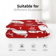 thumbnail image 3 of Yibo Pink Floral Blanket Flannel Soft and Comfortable Anti-static Bed Sofa Blanket, 3 of 8