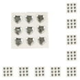 thumbnail image 1 of 10 Sheets Rhinestone Stickers Children Hand Acrylic Decals Kids Crafts Stickers Three-dimensional Student DIY Love Heart Crafts Label Table Party White, 1 of 7