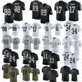 Men's Football Jersey 2024 Brock Bowers Davante Adams Maxx Crosby Jakobi Meyers Bo Jackson